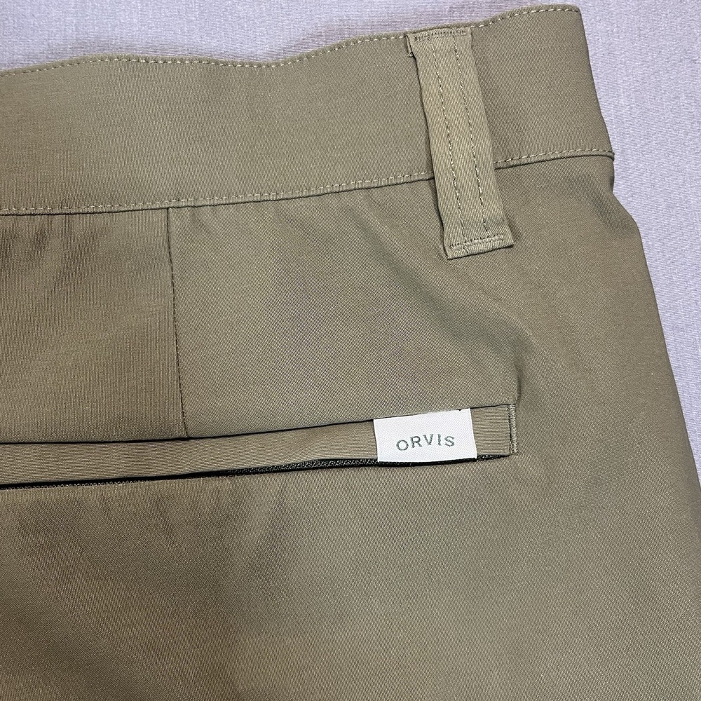 Orvis Men's 40X32 Olive Green Tech Pants Hiking Fishing stretch - Picture 7 of 7
